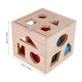 thumbnail image 3 of Juguete Geométrico, Juego De Juguetes De Bloques Geométricos Bloques De Construcción De Madera, Para El Cultivo De Bebés Capacidad De Observación Del Bebé Para La Educación EOTVIA No, 3 of 7