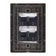 thumbnail image 3 of Placa Armada Inoxidable Con 2 Apagadores Escalera De 1.5 Modulos Igoto gris oscuro Igoto INOX, 3 of 3