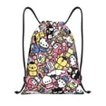 thumbnail image 1 of Zufioo Sanrio Print Sports Cinch Sack Gym String Bags Machine Washable Heavy Duty String Backpack for Men Women-Small, 1 of 6