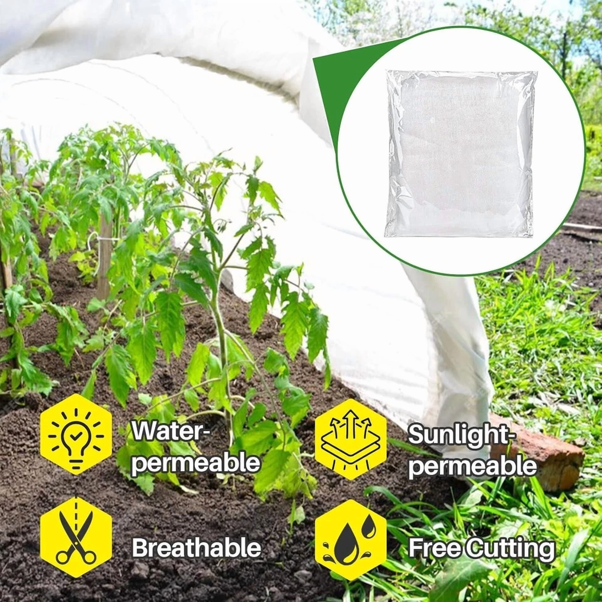 PURELY- Garden Netting Pest Barrier - 10 X 5 Ft Insect Netting For Garden