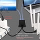 thumbnail image 5 of Divisor de red RJ45 Adaptador Ethernet 1 a 2 compatible con Cat5 Cat5e (A) Sywqhk Para estrenar, 5 of 8