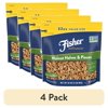 (4 pack) Fisher Chef's Naturals Gluten Free, No Preservatives, Non-GMO Walnut Halves & Pieces, 32 oz Bag