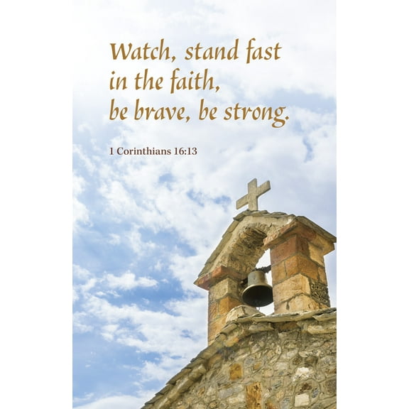 General Worship Bulletin: Watch (Package of 100): 1 Corinthians 16:13 (Nkjv), (Paperback)