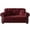 Burgundy Red, variant on AENKYO 63" Chesterfield Velvet Loveseat, Mid-Century Modern 2-Seat Sofa with Nailhead Trim and Tufted Back, Beige