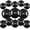 Black, variant on 13pcs Black 4D Balloons 22"18" 10", black metallic foil sphere balloons, decor for Halloween, men’s birthday, wedding, graduation, anniversary, baby shower
