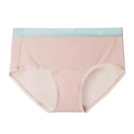 Juslio Women s Panties Mid Waist Ice Silk Sexy Breathable Soft Soft Elastic Breathable Underwear