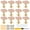 Pink, variant on 12 Pack Clover Cabinet Knobs Zinc Alloy Single Hole Pulls,Four-Leaf Clover Drawer Handles for Dresser,Wardrobe,Vanity(12pcs,Pink)