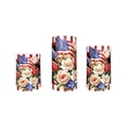 thumbnail image 2 of Ensemble de Bougies à DEL Drapeau Patriotique, Lot de 3, Bougies Sans Flamme à Piles, Rouges, Blanches et Bleues, Bougies Cylindriques pour le 4 Juillet, Fête de l'Indépendance, Jour du Souvenir, Décoration de Table pour les Fêtes à la Maison, 2 of 6