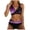 Purple, variant on kamemir Bathing Suit for Women Women's Twist Ruched Bandeau Tankini Top Tube Top Swimsuit Molded Cups Tummy Control Sexy Bathing Suits Top(Purple,M)
