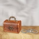 thumbnail image 4 of de la caja de la cerradura, alcancía hecha a mano con la cerradura, caja de dinero de madera portátil, decorativa para el juguete Amarillo perfecl contenedor de almacenamiento, 4 of 5