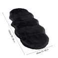 thumbnail image 6 of dgysar Faux Sheepskin Area Rug, 23x59 Inch Soft Shaggy Carpet Mat for Bedroom, Living Room, Floor Decor, Non-Shedding, 1 Count Blue 23x59 in, 6 of 7