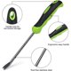 thumbnail image 2 of Paquete de 2 herramientas de deshierbe manuales YONGSHENG con mango ERGONÓMICO extractor de malas hierbas de jardín de acero inoxidable, 2 of 5