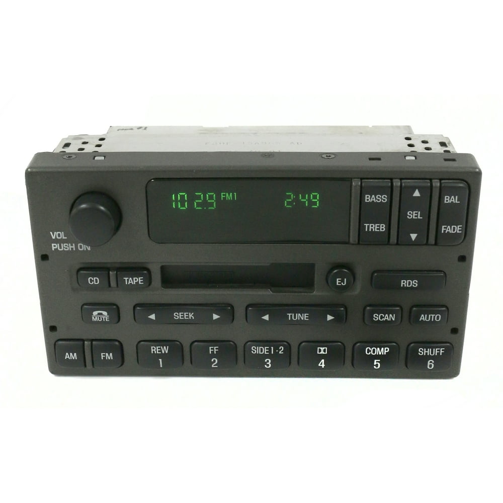 2001-2002 Lincoln Town Car Radio AM FM Stereo Cassette Player 1W1F