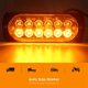 thumbnail image 2 of 12V 12 LED Emergency Strobe Light Yellow Lighting for Car Motorcycle Truck, 2 of 2
