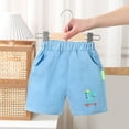 thumbnail image 4 of Gubotare Baby Jean Shorts Toddler Kids' Denim Shorts - Breathable Summer Jeans for Boys & Girls, Soft Stretch Waist Casual Play Shorts 6 12 24 Months 2T 3T 4T 5T 6T (Mint Green,6-12 Months), 4 of 9