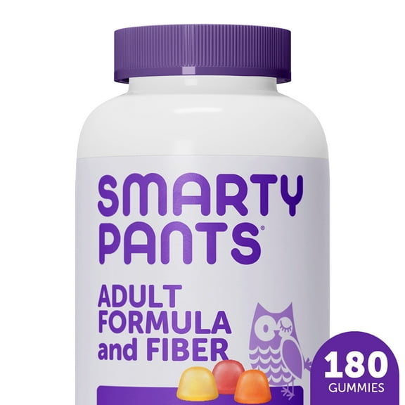 SmartyPants Adult Formula and Fiber Multivitamin Gummies - 180ct