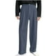 thumbnail image 4 of Pantalones largos de moda para hombre, con cordón, cintura elástica, color liso, informales, largos, de chándal, de pierna recta, holgados, casuales, blancos, de pierna ancha, para hombre., 4 of 6
