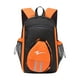 thumbnail image 2 of Mochila de tenis, bolsa de transporte para raquetas, organizador de nailon, ligera y resistente al agua negro, 2 of 9