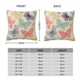 thumbnail image 6 of Wukai Butterfly Premium Polyester Fleece Pillow Covers with Hidden Zipper Closure,Luxuriously Soft and Durable-12"x12", 6 of 7