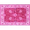 thumbnail image 1 of Ahgly Company Indoor Rectangle Oriental Pink Traditional Area Rugs, 4' x 6', 1 of 4