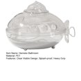 thumbnail image 7 of Tnobhg Submarine Hamster Bathroom with Holes Clear Visible Splash-proof Guinea Pig Rat Chinchilla Sand Bath Container Bathtub Toilet Small Animal Pet Accessories, 7 of 7