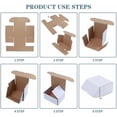 thumbnail image 5 of 6x4x4 White Shipping Boxes Set of 40, Corrugated Cardboard Mailer Boxes for Packaging Small Business Mailing Gifts, 5 of 6