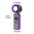 thumbnail image 3 of Yunuuuoa 199 Speed Handheld Fan with Ice Compress Function USB Rechargeable Portable Cooling Fan Quiet Personal Fan for Outdoor Sports Travel Office Home Use Rechargeable Mini Fan, 3 of 5