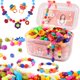 thumbnail image 1 of Kit de fabricación de joyas NEXBOX para niñas de 3 a 6 años con Pop Beads, 1 of 8