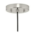 thumbnail image 5 of Perimeter Collection One-Light Brushed Nickel Mid-Century Modern Pendant with metal Shade, 5 of 12