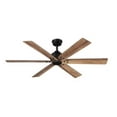 thumbnail image 5 of Home Decorators Collection Cortaine 54 in. Indoor/Outdoor Matte Black Ceiling Fan with DC Motor and Remote Control Included, 5 of 10