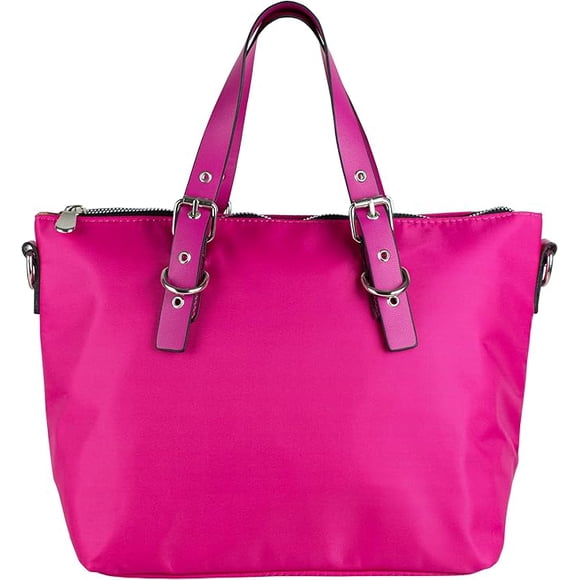 Bolsa para Mujer | Tote Bag Mediana con Correa Ajustable tipo Bandolera y Cierre | Bolso de Mano Amplio con Strap Desmontable Sakura (Nikki 日記)