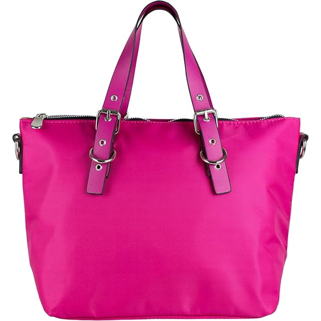 Bolsa para Mujer | Tote Bag Mediana con Correa Ajustable tipo Bandolera y Cierre | Bolso de Mano Amplio con Strap Desmontable Sakura (Nikki 日記)