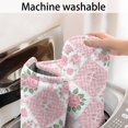 thumbnail image 5 of Pioneer Flower Floral Print Pattern Bathroom Rugs Mat, Non Slip Microfiber Bathroom Rug with Rubber Backing, Soft Mats for Bathroom Floor Tub Shower, 17"x47", 5 of 5