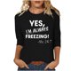 thumbnail image 2 of mfyjkho Tops Para Salir Para Mujer, Camiseta Estampada De Moda Para Mujer, Blusa De Manga 3/4, Cuello Redondo, Top Informal Holgado Tops Para Salir Para Mujer M, 2 of 6