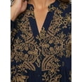thumbnail image 5 of Printed Long Sleeve Viscose Maxi Dress, 5 of 6