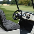 thumbnail image 6 of Pzuqiu Golf Dog Silhouette 2-Piece Golf Cart Seat Covers | Breathable Washable Protective Set Compatible with Most 2-Seater Carts, 6 of 10