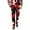 Red, variant on JHLZHS Mens Athletic Pants Mens Valentine's Day All Print Rose Unique Style Suit Trousers Sweatpants for Men Open Bottom Work Pants for Men Construction Stretch