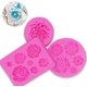 thumbnail image 5 of Formas para pasteles Decoraciones de fondant de silicona Molde para hornear de silicona chocolates dulces cubitos de hielo (flor), 5 of 5