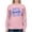 Light Pink, variant on Bold Resist Statement Tee Sweatshirt Women's