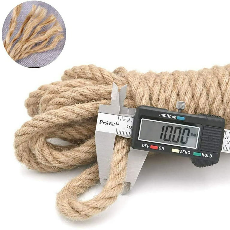 Wovilon Home Decor for Living Room 10Mm Naturalrope Tug Of War Rope  Household Diy Decorative Rope 10 M