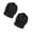 C-01Black 2PCS, variant on Ruyang Black Dress Shirt for Boys Button Up Shirts Kids Long Sleeve School Formal Tops Lapel Plain Tee