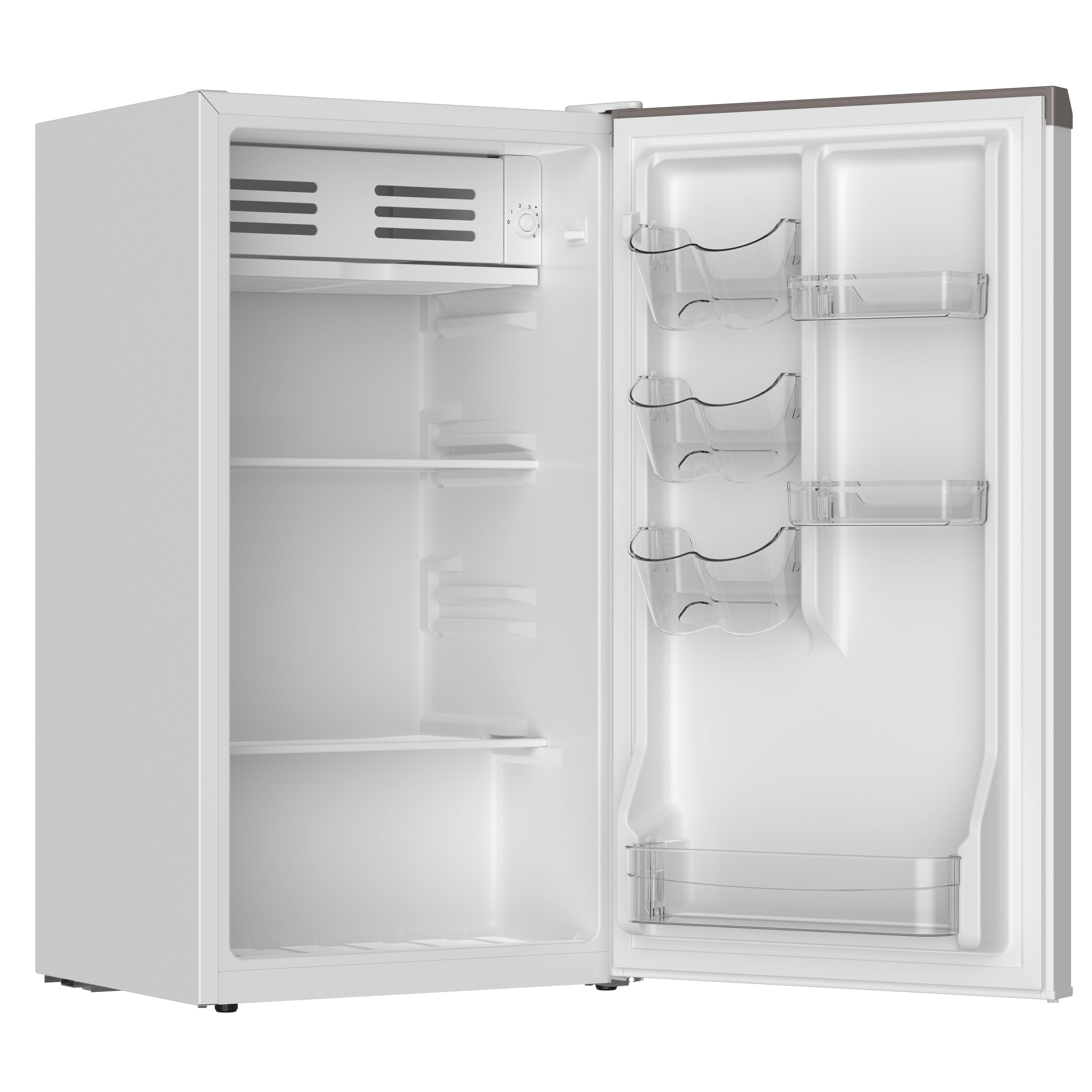 Frigidaire 3.2 Cu. ft. Compact Fridge with Chiller Compartment, Mini Fridge for Office, Bedroom, Dorm Room or Cabin,  Cotton