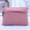 Pink, variant on FAMTKT Women Men Leather Wallet Multi Functional Zipper Leather Coin Purse Card Wallet, Men's Short Purse