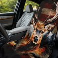 thumbnail image 4 of XYZCANDO American Flag Deer Non-Slip Car Seat Towel Covers, Sweatproof Machine Washable Keep Seats Clean Versatile Car Seat Towel for Trucks SUVs Sedans, 4 of 11