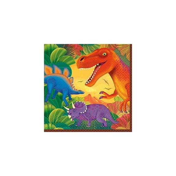 Dinosaur Prehistoric Party Lunch Napkins (16ct)