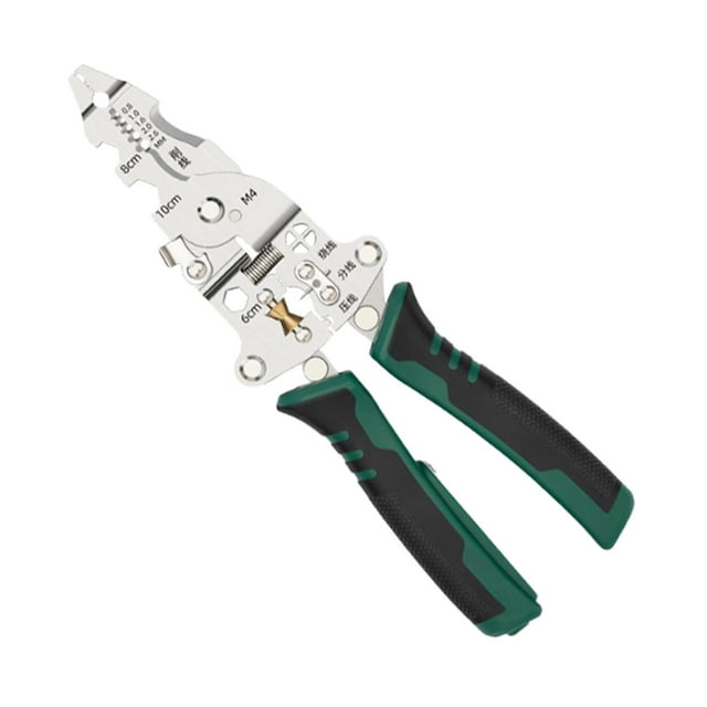 Alicates pelacables eléctricos, versátiles, ergonómicos, profesionales, plegables, manuales, herramienta de cableado, crimpadora, pelacables