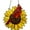 20cm-type 1, variant on Stained Glass Birds Sunflowers Suncatchers Artificial Green Plant Window Panel Decors for Garden Ornament