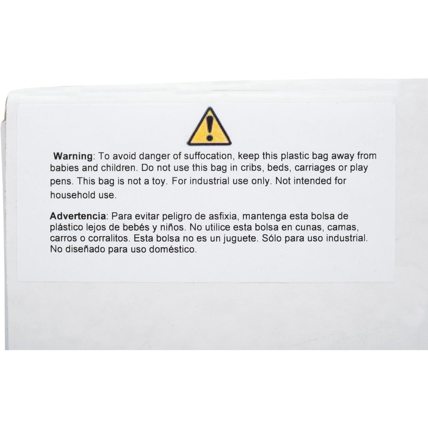 55-60 Gallon Super Duty Black Trash Bags, 2.5 Mil, 75 Bags/Case