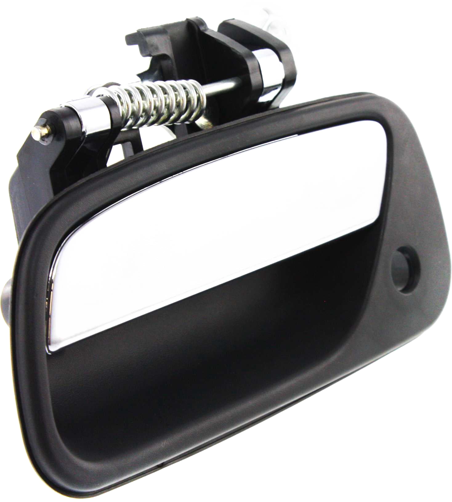 Replacement T462160 Exterior Door Handle Compatible with 1993-1998 Toyota T100 Front, Left Driver Black bezel with chrome lever