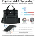 thumbnail image 3 of Lunch Box for Men Expandable Lunch Bag, 23L Large Cooler Lunch Box, Insulated Lunch Bag for Work/Adult with 4 Ice Packs&2 Snack Bags Double Deck Leakproof Heavy Duty bags for Women- Black, 3 of 15